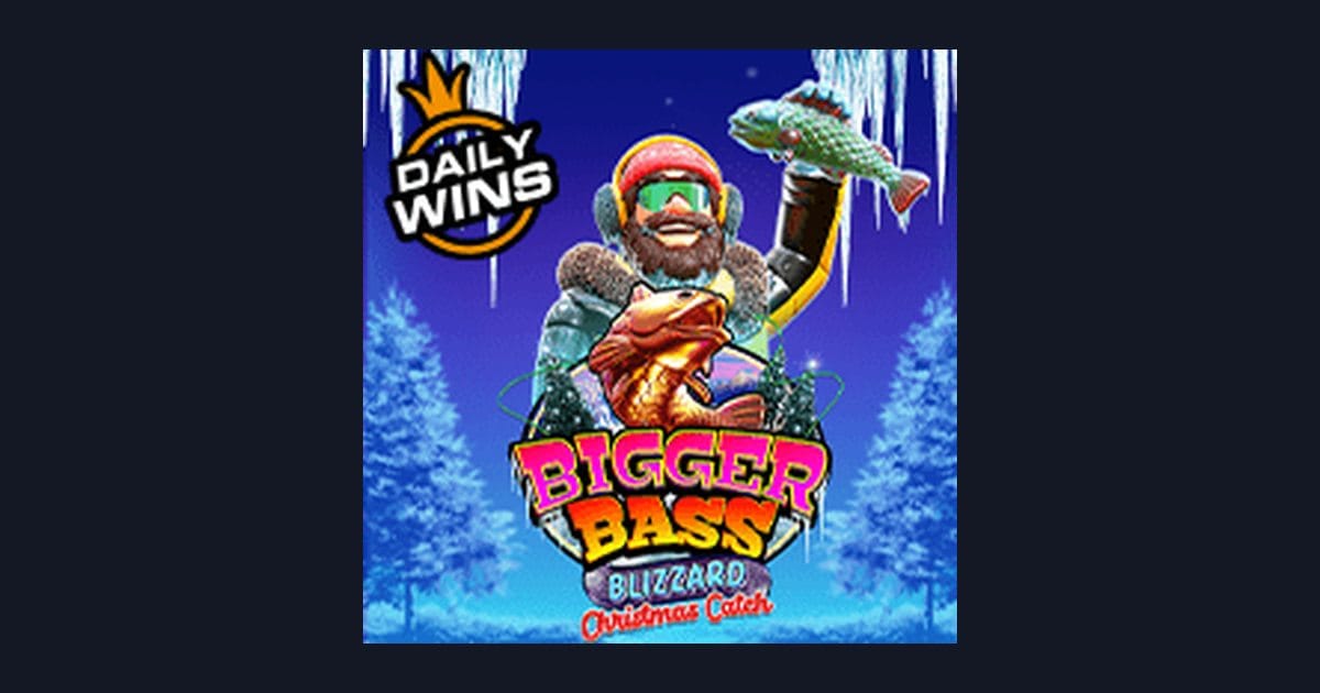 Rasakan Serunya Bigger Bass Blizzard Christmas Catch di Situs Slot Terpercaya